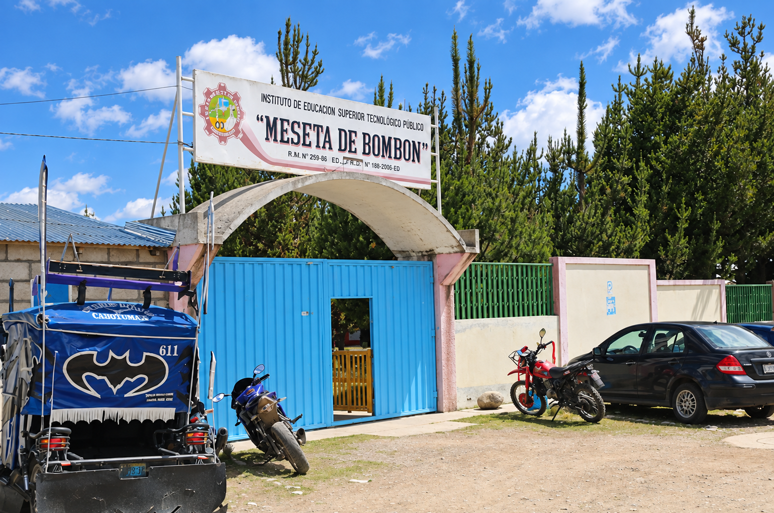 Estudiantes del IESTP Meseta de Bombón
